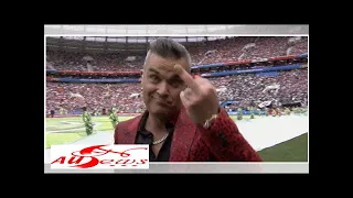 Robbie Williams zeigt Millionen Fans Mittelfinger