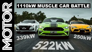 Ford Mustang R-Spec vs Chevrolet Camaro 2SS vs Toyota Supra | MOTOR