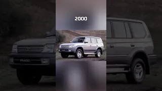 Evolution of Land Cruiser Prado (1990~2022) #shorts