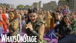 SIX the Musical perform flashmob at the Tower of London