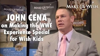 John Cena on making the WWE experience special for Wish Kids