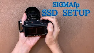 [SIGMA fp] SSD setup for CinemaDNG 4K 12bit shooting.