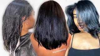 Relaxed Hair Compilation: Restoring UNDER-Processed Hair | WWW.GROWENTINE.COM