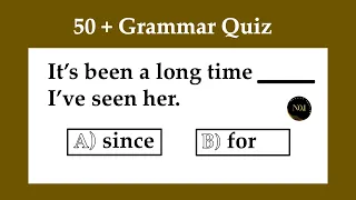50 + English Grammar Quiz | All 12 Tenses Mixed test | Test your English | No.1 Quality English