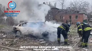 UKRAINE: DEVASTATING SHELLING OF SLOVYANSK (Ukraine War Days: 395 - 397)