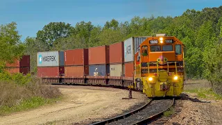 Rail Link EMDs Switching in Savannah, GA