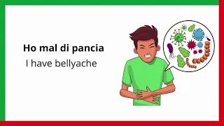 What to say in Italian When you feel unwell with english (sub) | Learnself lingua