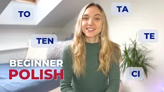 How to say THIS and THESE in Polish