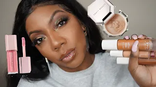 NEW FENTY BEAUTY CONCEALERS|FOUNDATION|SETTING POWDER & MORE REVIEW|FIRST IMPRESSIONS