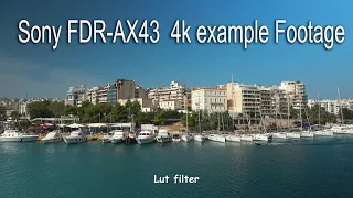 Sony FDR-AX43  4k example Footage - zoom test - Lut filter - variant filter