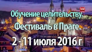 Обучение целительству. Профессиональный уровень. 2 - 11 июля 2016 о практическом фестивале в Праге