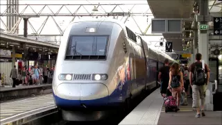 [DB/SNCF] Lyon Part-Dieu : TGV 2N2 Frankfurt-Marseille (with announcements)