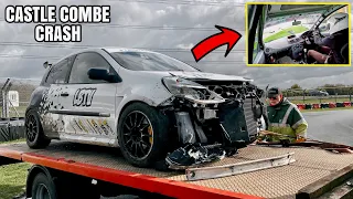 I CRASHED ON TRACK AT CASTLE COMBE **THIS IS EXPENSIVE**