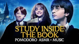 6h Study Session: PHILOSOPHER'S STONE 🏰✏️ Harry Potter Pomodoro, Hogwarts Sounds Study Session