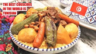 Tunisian Couscous Recipe - The Traditional method - How to make a couscous