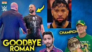 'Roman Ki WWE Goodbye😢' Jey Uso FIRST COMMENT after Quit, John Cena Intercontinental Champion