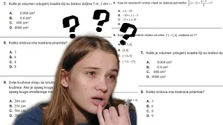 Rješavam državnu maturu iz matematike