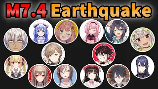 【ENG SUB】Their reaction when 2 big earthquakes strike Japan in a row! 【NIJISANJI】【3/16/2022】