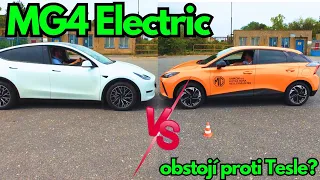 MG4 Electric nejlevnější elektrické MG | Spotřeba | Dává smysl na dotaci? | Porovnáme s Teslou Y