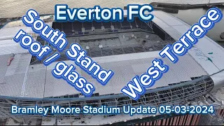 Everton FC New Stadium at Bramley Moore Dock Update 05-03-2024