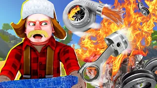 ГОНКА НА ПОРШНЕВЫХ ДВИГАТЕЛЯХ ПОШЛА НЕ ПО ПЛАНУ! ft. @QuantumGames | Scrap Mechanic