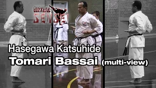 Hasegawa Katsuhide teaching kata Tomari Bassai (multi-view)