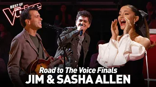 Ariana Grande fell in love with CUTEST Father-Son Duo on The Voice | Road to The Voice Finals