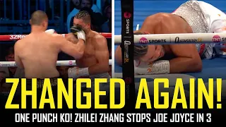 😱 ZHANG KO'S JOE JOYCE WITH ONE PUNCH!!! CHINESE POWER!!! POST FIGHT REVIEW (NO FOOTAGE) 😱