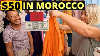 $50 Market Hunt In Morocco 🇲🇦  (how to negotiate with Moroccans)