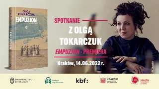 „Empuzjon” – spotkanie z Olgą Tokarczuk w Krakowie.