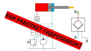 Схема гидравлическая #9 | Гидрозамок схема и принцип работы