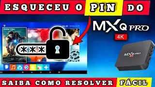 ESQUECEU A SENHA [PIN] DO PERFIL RESTRITO DO MXQ PRO 4K (RESOLVIDO) 2024