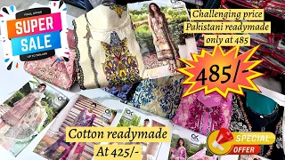 Pakistani Readymade Suits Wholesale || Challenging Price || Hyderabad Wholesale Market