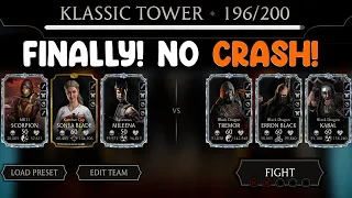 Klassic Fatal Tower Match 196 with Fusion 1 MK11 Scorpion. MK Mobile.