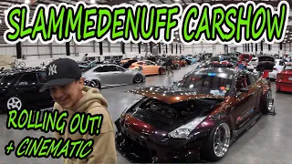 SNEAKING INTO  CAR SHOW LAST MINUTE!! | SLAMMEDENUFF