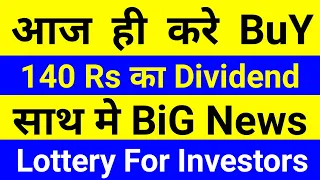 140 rs dividend company announced dividend Upcoming dividend stocks Dividend june 2022 @Stock Leader
