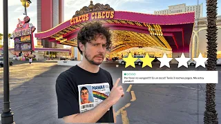 Dormí en el “PEOR HOTEL” de Las Vegas: ¿cucarachas en cuartos? | Circus Circus