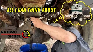 IT'S ALIVE! Abandoned 10 wheel drive truck moves under it's own power! Crane Carrier Part 5