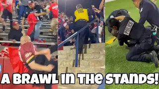 A brawl at the Fresno State game