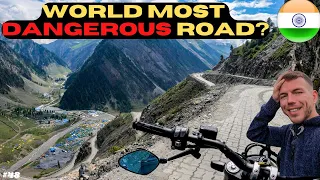 Does INDIA have the world MOST DANGEROUS road? Zojila pass, the Kashmir gate - India Motovlog EP47