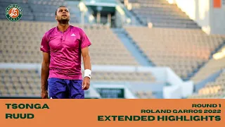 Jo-Wilfried Tsonga vs Casper Ruud - RG 2022 (R1) Extended Highlights PS4 Gameplay