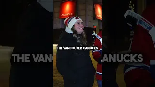 "I'm a Habs fan from Vancouver, can't support the Canucks!" 🤝