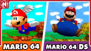 TODAS las DIFERENCIAS entre Mario 64 y Mario 64 DS