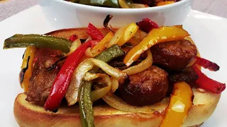 Air Fried Sausage & Peppers