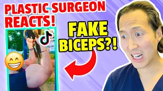 Plastic Surgeon Reacts to HILARIOUS TikTok Videos!