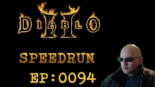 Diablo 2 LOD HC Hell Speedrun - WR ATTEMPTS - Necromancer - Episode 94