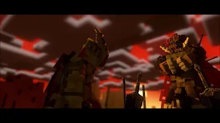 General Radahn vs Malenia The Severed Minecraft ELDEN RING Animation