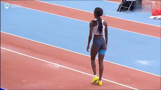 Beautiful Long Jumper - Fatima Diame | 2021 Spanish Championships