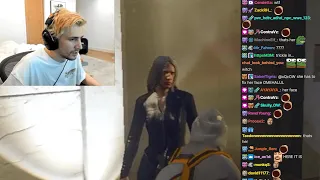 xQc first time meet Pokimane in GTA RP