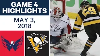 NHL Highlights | Capitals vs. Penguins, Game 4 - May 03, 2018